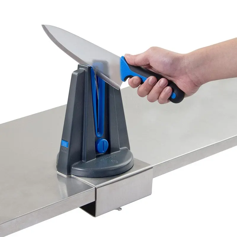 Winco Ksp-6 Diamond Rod Knife Sharpener – Clamp-Mounted, Nsf Certified, 13" Overall | Denson Cfe 1