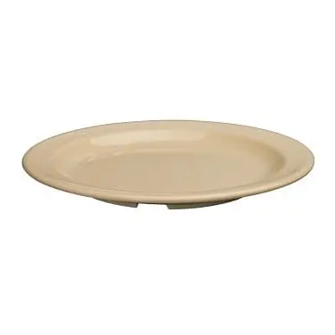 Winco Mmpr7 Tan Melamine Dinner Plates – 7.25" Diameter, Set Of 12 | Denson Cfe 1