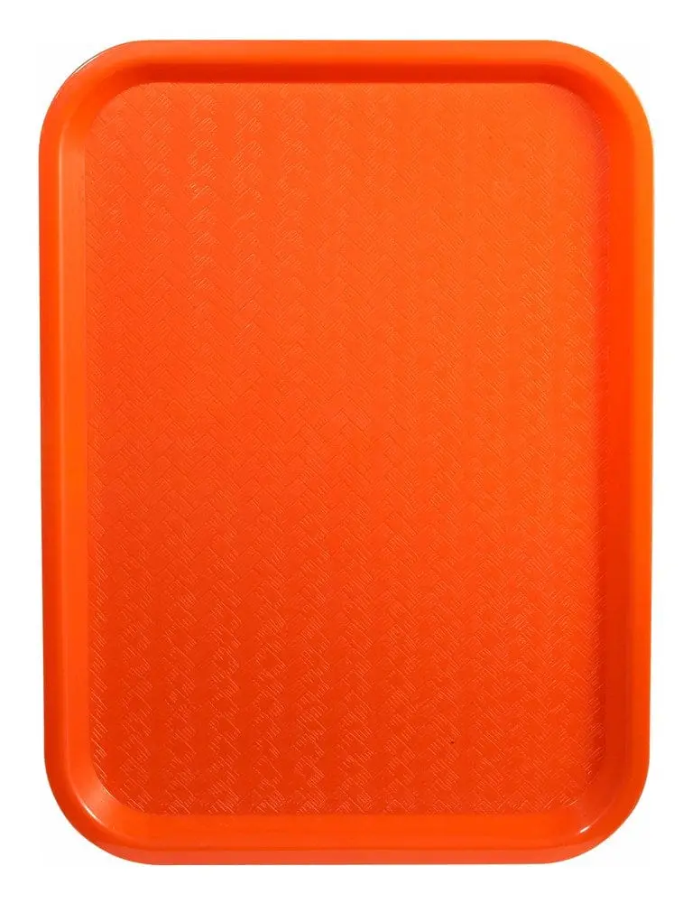 Winco Orange Fast-Food Tray – 14" X 18" Bpa-Free Polypropylene | Fft-1418O 1