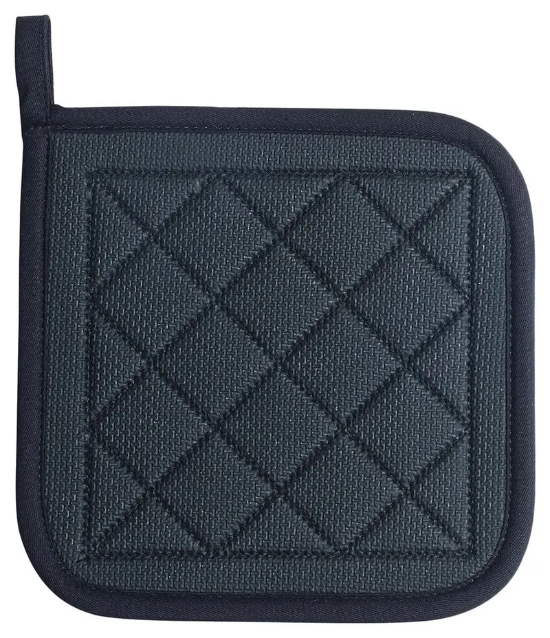 Winco Ph-8N Neoprene Pot Holder – 8" X 8", Heat-Resistant Black Grip | Denson Cfe 1