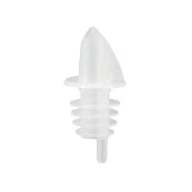 Winco Ppr-2C Clear Free-Flow Plastic Pourer – Universal Fit For Bottles & Condiment Containers | Denson Cfe 1