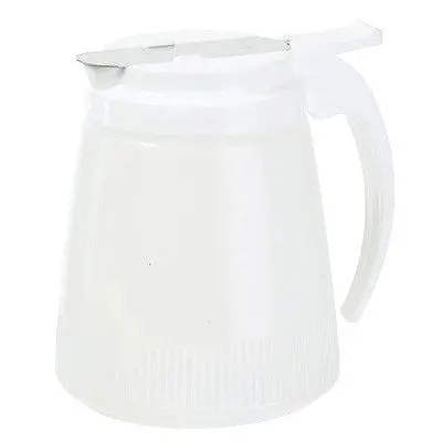 Winco Psud-32 32 Oz Plastic Syrup Dispenser With Stainless Steel Slide – Smooth Flow Control 1