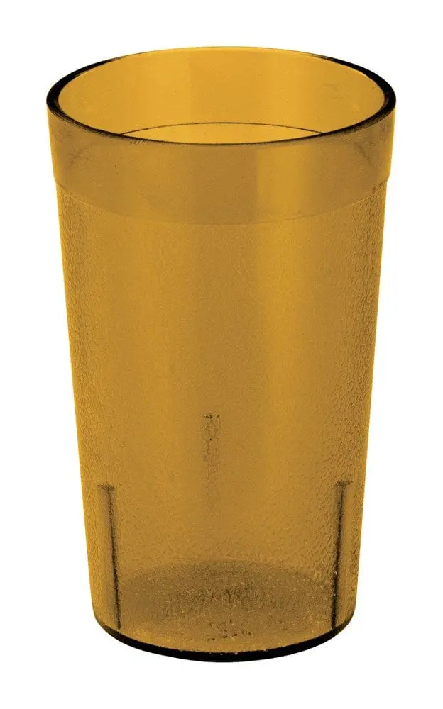 Winco Ptp-05A 5 Oz Amber Pebbled Plastic Tumblers – 12-Pack, Nsf-Certified | Denson Cfe 1