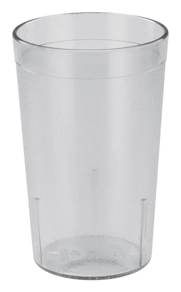 Winco Ptp-12C Clear Pebbled 12 Oz Plastic Tumblers – Pack Of 12 | Denson Cfe 1