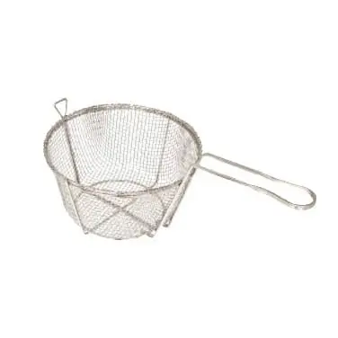 Winco Round Fry Basket – 9.5-Inch Diameter, Durable Stainless Steel For Deep Frying 1