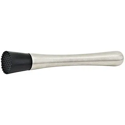 Winco Sbm-8N 8-Inch Stainless Steel Bar Muddler With Netted Head For Cocktails & Juicing | Denson Cfe 1