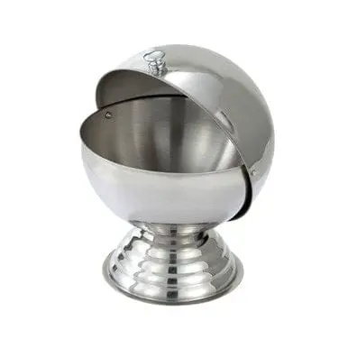 Winco Sbr-30 20-Ounce Stainless Steel Sugar Bowl With Roll-Top Lid – Sleek, Functional Condiment Holder | Denson Cfe 1