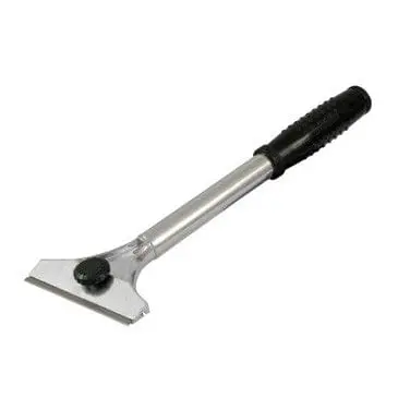 Winco Scrp-12 4" Grill Scraper – Aluminum Handle With Pvc Non-Slip Grip 1