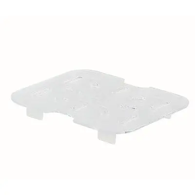 Winco Sp76Ds Sixth-Size Polycarbonate Drain Shelf – Nsf-Certified, Fits 1/6-Size Food Pans | Denson Cfe 1