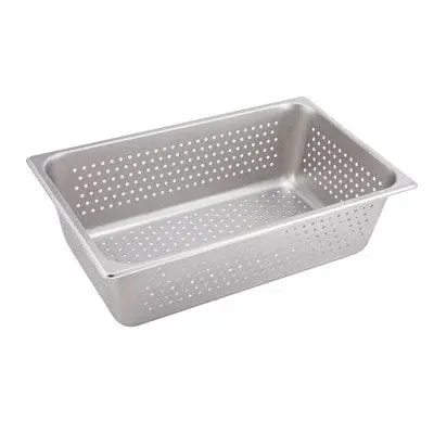 Winco Spjh-106Pf Full-Size 6"-Deep Heavy-Weight Perforated Steam Pan – 22-Gauge Ss | Denson Cfe 1