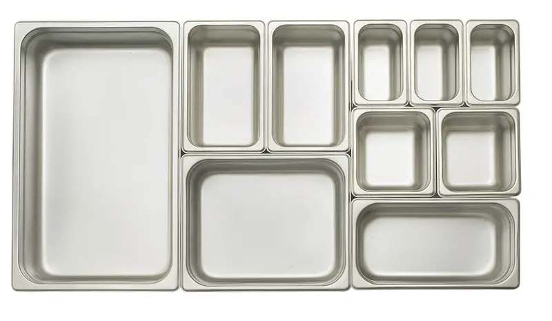 Winco Spjp-304 1/3 Size Anti-Jam Stainless Steel Steam Table Pan – 4" Deep, 23-Gauge | Denson Cfe 1