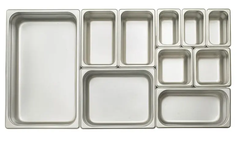 Winco Spjp-306 1/3 Size Anti-Jam Stainless Steel Steam Pan – 23-Gauge, 6" Deep | Denson Cfe 1