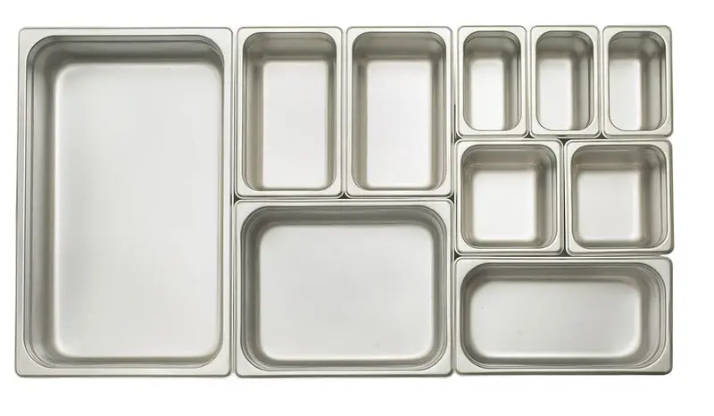 Winco Spjp-606 1/6 Size Anti-Jam Stainless Steel Steam Pan – 6" Deep, 23-Gauge | Denson Cfe 1