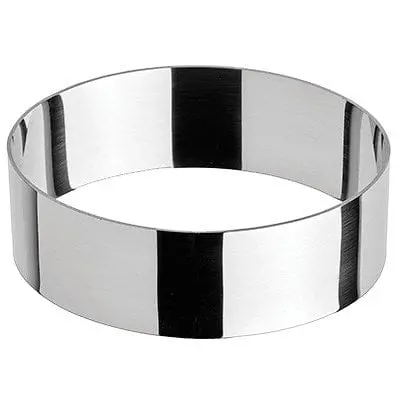 Winco Spm-41O 4" X 1.38" Oval Stainless Steel Pastry Mold – Mirror-Finish, Dishwasher-Safe | Denson Cfe 1