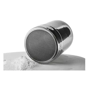 Winco Ssd-10 10-Ounce Stainless Steel Powdered Sugar Dispenser With Snap-On Lid | Denson Cfe 1