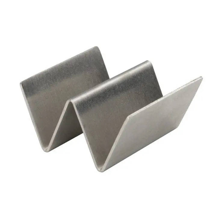 Winco Tchs-12Mn Compact Taco Holder – 1–2 Slot Stainless Steel Stand 1