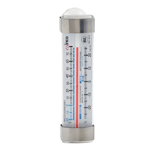 Winco Tmt-Rf4 Tube-Style Refrigerator & Freezer Thermometer – Suction Cup Mount 1