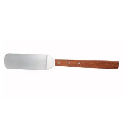 Winco Tn44 Extra-Large Offset Turner – Wooden Handle, Dishwasher Safe | Denson Cfe 1