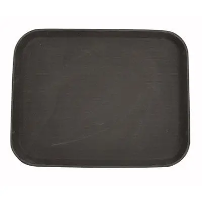 Winco Trh-1418 14 X 18 Inch Easy-Grip Plastic Serving Tray – Rubber-Lined For Stability 1