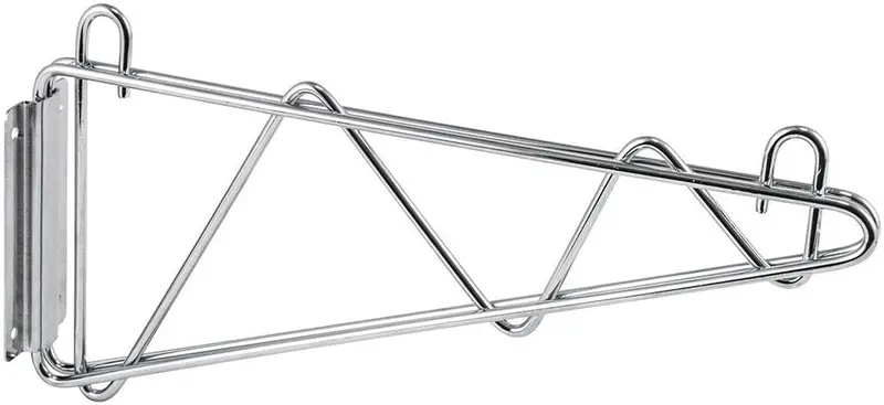 Winco Vcb-24 Industrial-Strength 24" Chrome Wall-Mount Brackets | Denson Cfe 1