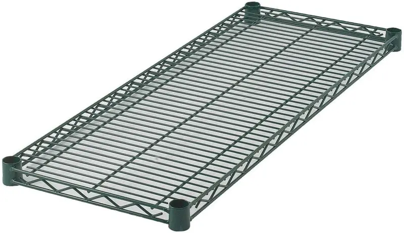 Winco Vex-1848 Epoxy-Coated Wire Shelf – 18" X 48" Green, Nsf-Certified & Easy-Clean | Denson Cfe 1