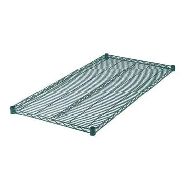 Winco Vex-2448 Epoxy-Coated Wire Shelf – 24" X 48" Green, Reliable Commercial Storage | Denson Cfe 1