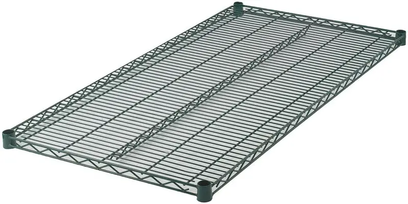 Winco Vex-2460 Epoxy-Coated Wire Shelf – 24" X 60" Green, Nsf-Certified Long-Span Shelf | Denson Cfe 1