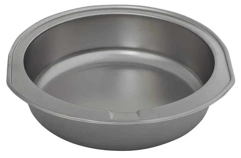 Winco Virtuoso Chafer Water Pan – 6-Quart Round Stainless Steel Replacement | Denson Cfe 1