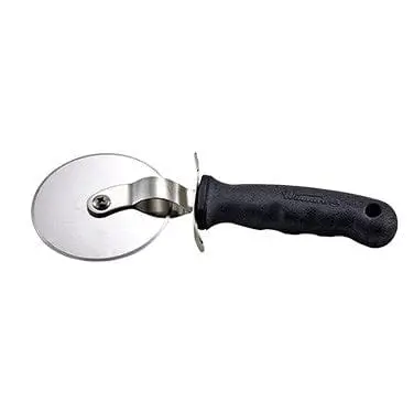Winco Vp-316 Professional Pizza Cutter – 4-Inch Rolling Wheel Blade With Soft-Grip Handle For Effortless Slicing 1