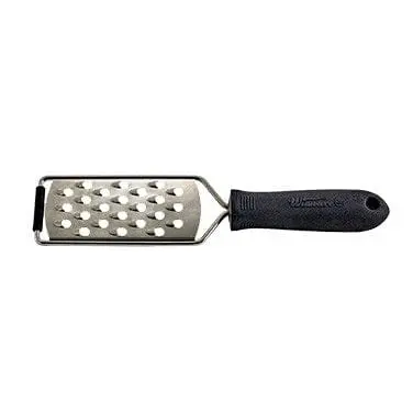 Winco Vp313 Large-Hole Grater With Soft-Grip Handle For Smooth, Efficient Grating 1