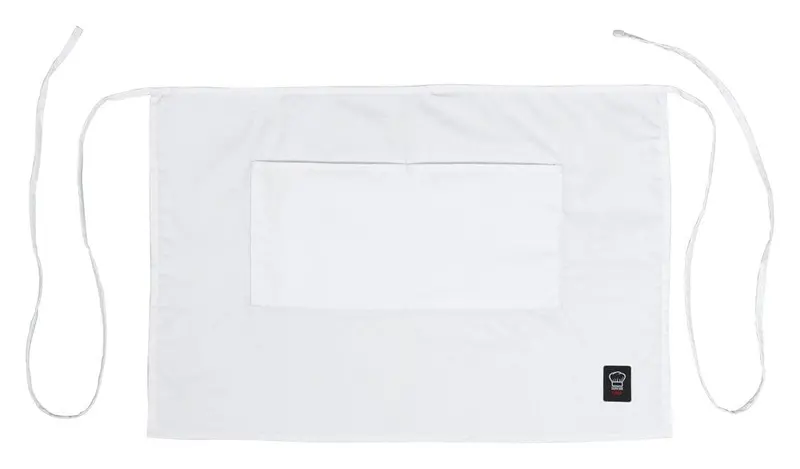 Winco Wa-2819W Signaturechef White Bistro Apron With Functional Pockets – 28" × 19" | Denson Cfe 1