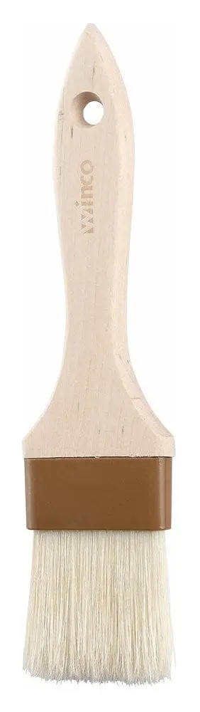 Winco Wfb-20 Pastry Brush – 2-Inch Flat Boar Bristle, Wooden Handle | Denson Cfe 1