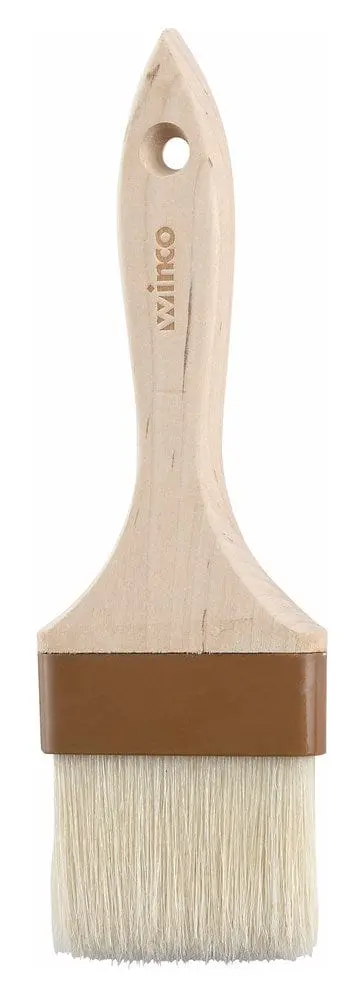 Winco Wfb-30 3-Inch Dual-Purpose Pastry & Basting Brush – Boar Bristles, Wood Handle | Denson Cfe 1