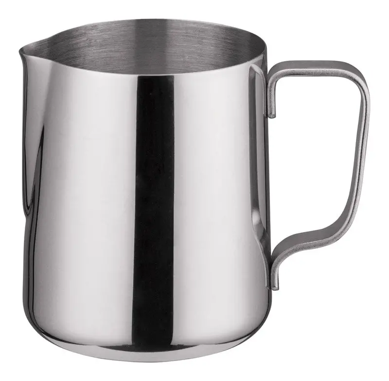 Winco Wp-20 20-Ounce Stainless Steel Frothing Pitcher – Barista-Grade Milk Steaming Vessel | Denson Cfe 1