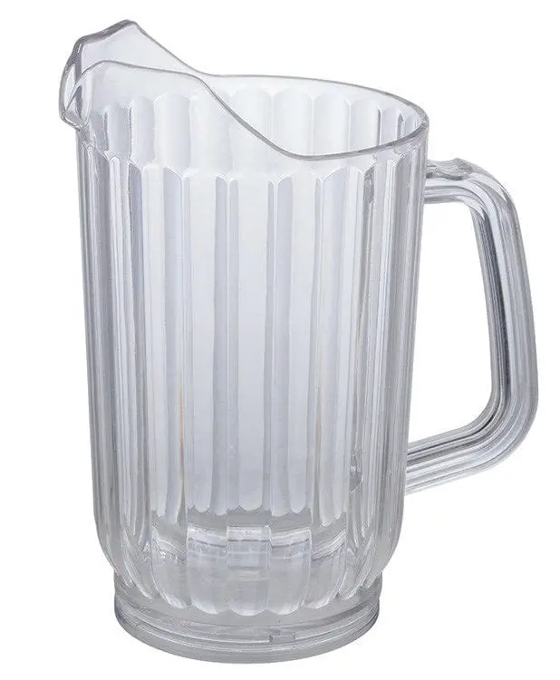 Winco Wpc-32 Clear 32 Oz Polycarbonate Water Pitcher – Ergonomic & Leak-Resistant 1