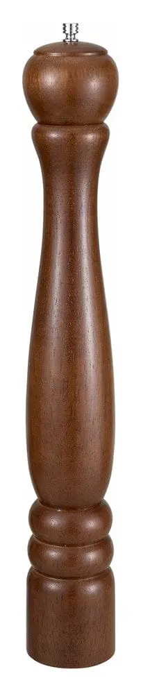 Winco Wpm-18 18" Classic Pepper Mill – Zinc Alloy Mechanism, Oak Accents 1