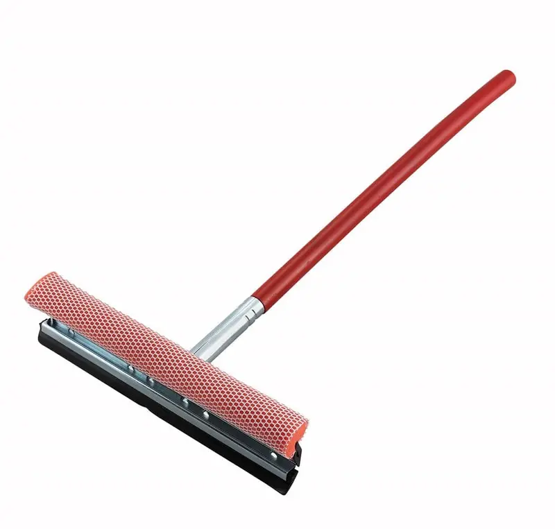 Winco Wss12 12-Inch Window Squeegee With Sponge And 23-Inch Extendable Handle 1