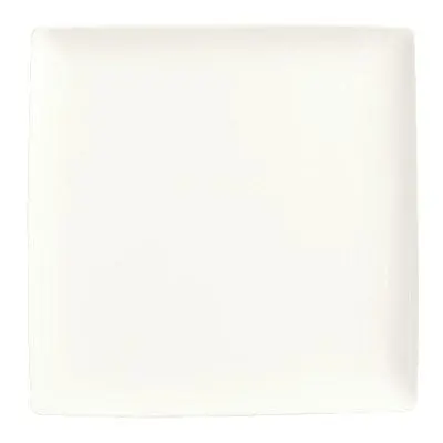 World Tableware Sl-9C Slate Square Coupe Plate – 9.5", Ultra-Bright White Porcelain | Denson Cfe 1