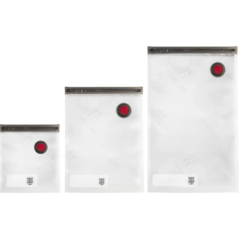 Zwilling Fresh & Save Vacuum Sealer Bag Set – 10-Pack Transparent Food-Safe Plastic Bags | Denson Cfe 1