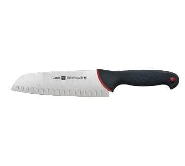 Zwilling Kolorid Santoku Knife – 7-Inch Hollow-Edge, Forged One-Piece Blade 1