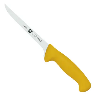 Zwilling Twin Master Boning Knife – 6.5", Ergonomic Yellow Handle, Precision Edge 1